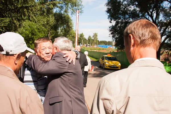 Perm, Ryssland, juli 04.2015:Meeting av veteraner från luftfarten colle — Stockfoto