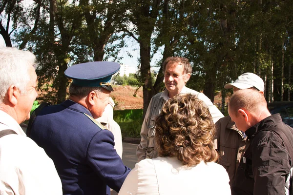 Perm, Russland, Juli 04.2015: Treffen der Veteranen der Luftfahrt — Stockfoto