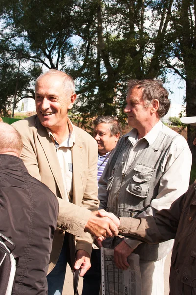 Perm, Rusya, Temmuz 04.2015:Meeting Havacılık colle gazileri — Stok fotoğraf