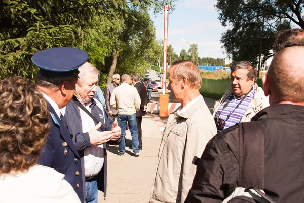 PERM, RÚSSIA, JULHO 04.2015: Encontro de veteranos da aviação colle — Fotografia de Stock