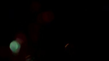 Işıkları yanıp sönen ile Noel arka plan