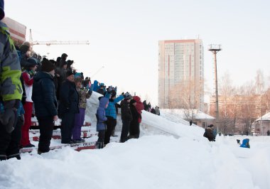 Perm, Rusya, Ocak Stadı'nda 17.2016 yarış 