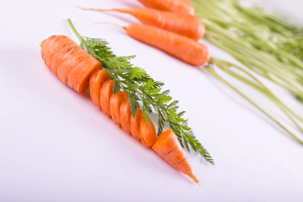 Zanahoria fresca picada — Foto de Stock