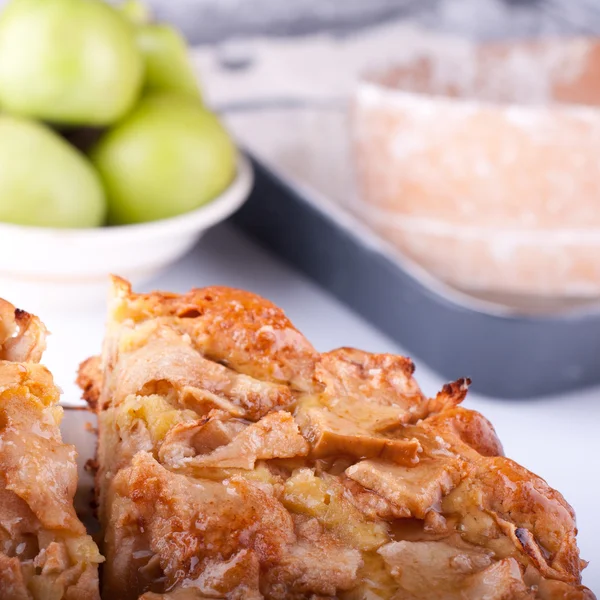 Ingredientes pastel de manzana — Foto de Stock