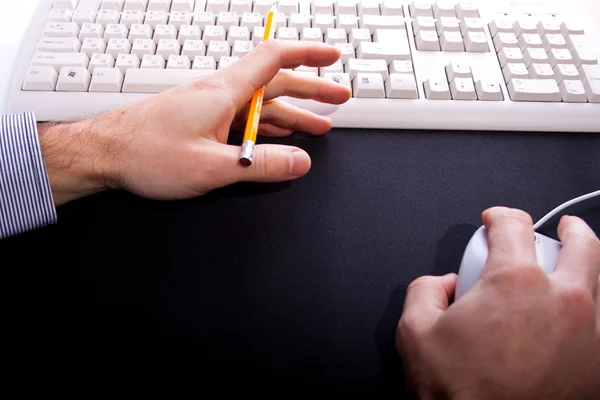 Hands in office — Stock Photo, Image