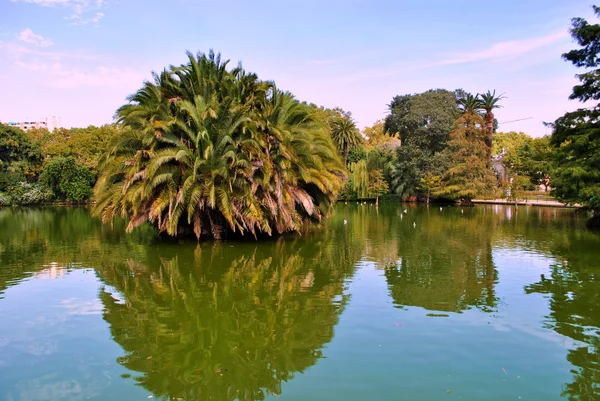 Park for walks in Barcelona — Stock Photo, Image