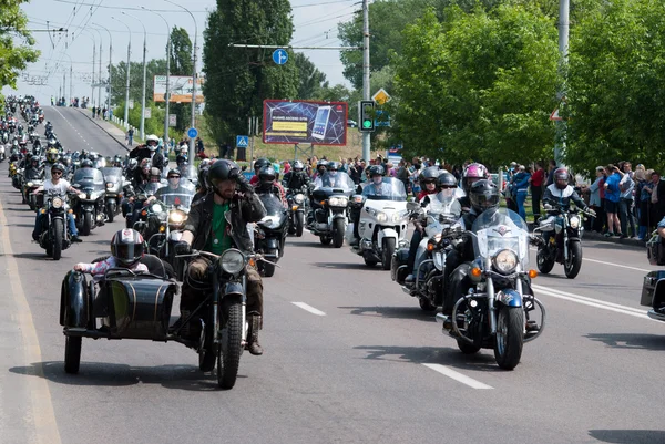 International Festival of bikers. — Stock Photo, Image