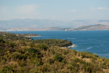 Korfu sahil
