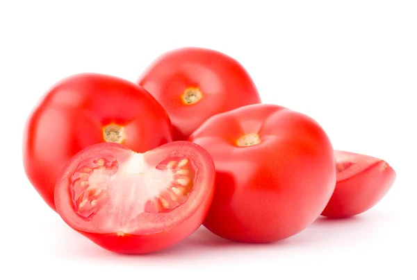 Απομονωμένες κόκκινες ντομάτες — Φωτογραφία Αρχείου
