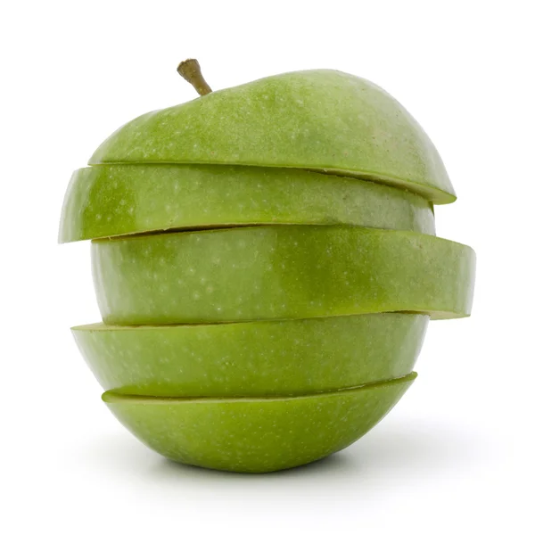 Isolated green apple — Stock Photo, Image