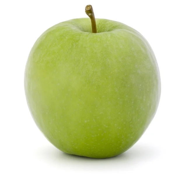 Geïsoleerde groene appel — Stockfoto