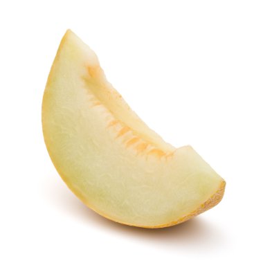 beyaz izole kavun dilimi