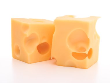 Peynir beyazda izole