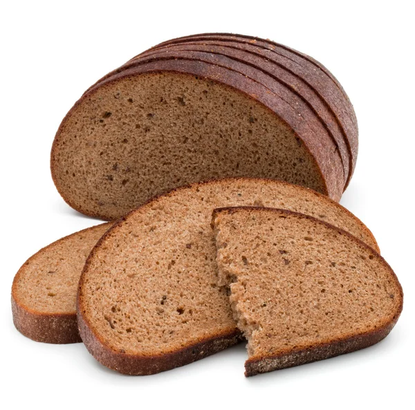 Свіжий нарізаний житній хліб — стокове фото