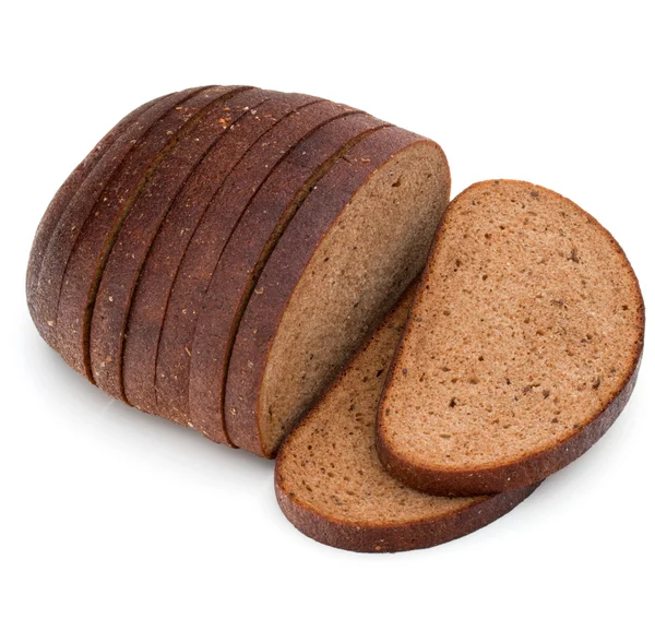 Fresh sliced rye bread loaf — Stock Photo, Image