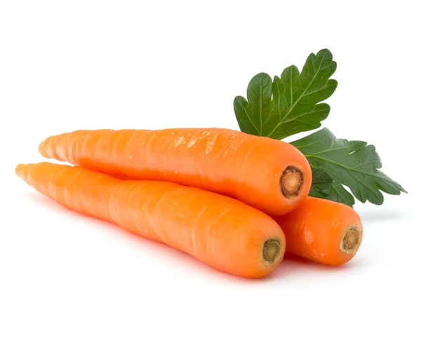 Tubercules de carottes crues douces — Photo