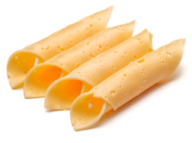 peynir dilimleri ve rulo