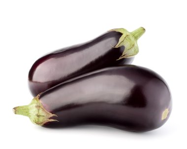 Olgun parlak patlıcan