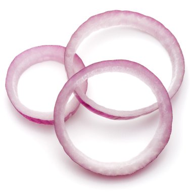 Kırmızı soğan dilimlenmiş