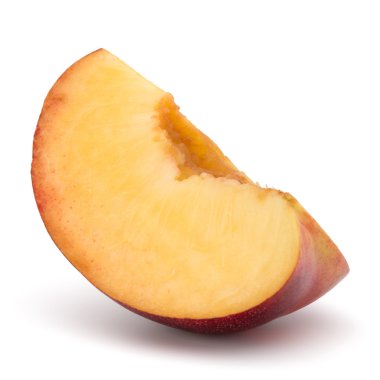 Nektarin meyve dilim