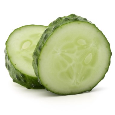 dilimlenmiş salatalık sebze