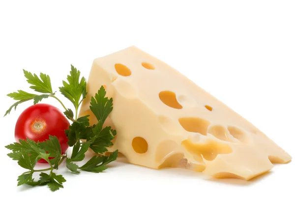 Pezzo di formaggio fresco — Foto Stock