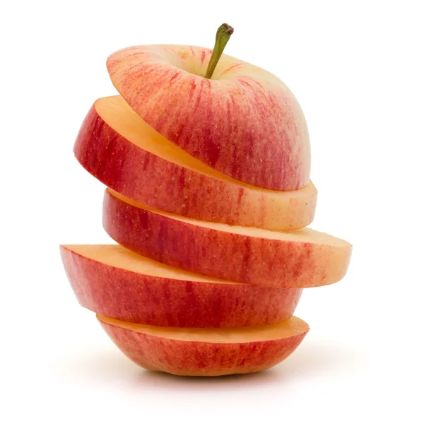 Red sliced apple — Stock Photo, Image