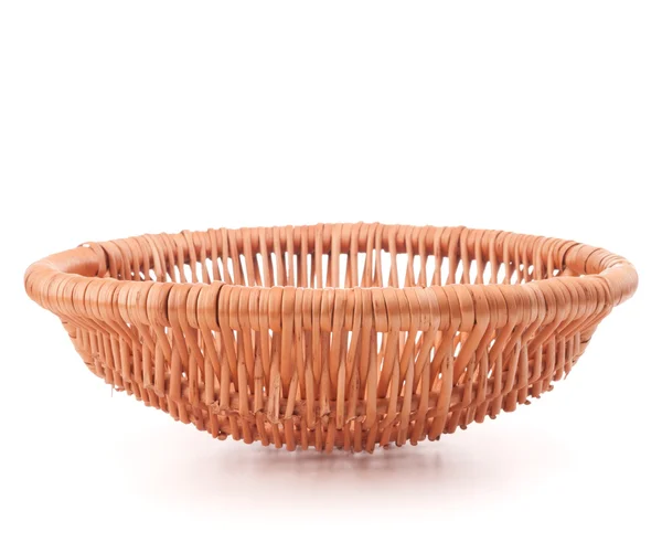 Brown wicker basket — Stock Photo, Image