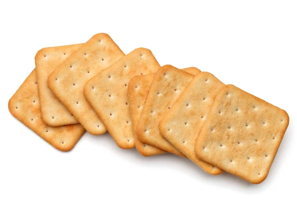 Biscoitos cracker seco — Fotografia de Stock