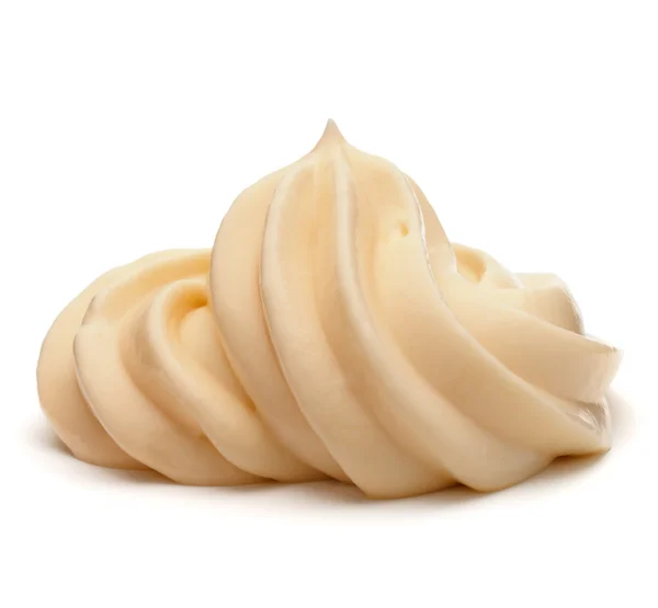 Lekkere mayonaise swirl — Stockfoto