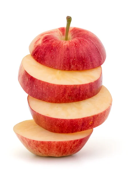 Red sliced apple — Stock Photo, Image