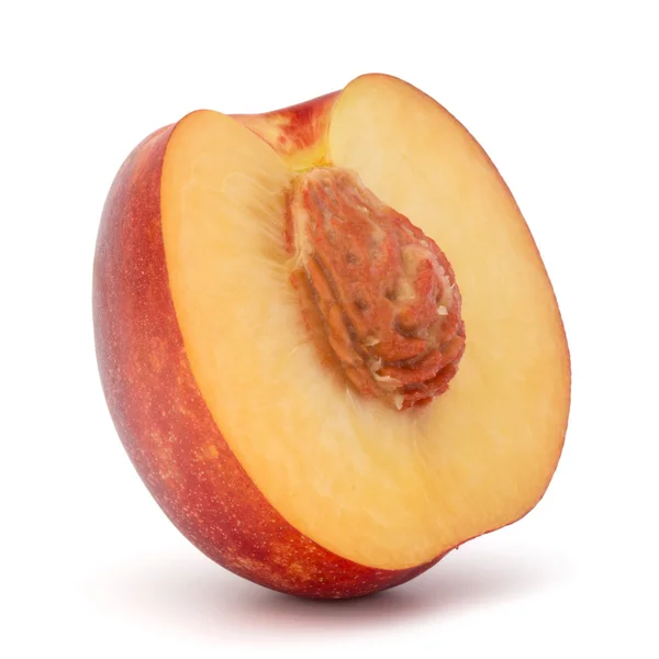 De helft van nectarine fruit — Stockfoto