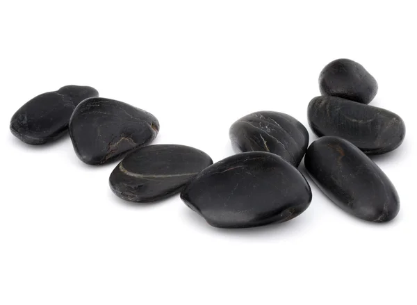 Guijarros Zen negro — Foto de Stock