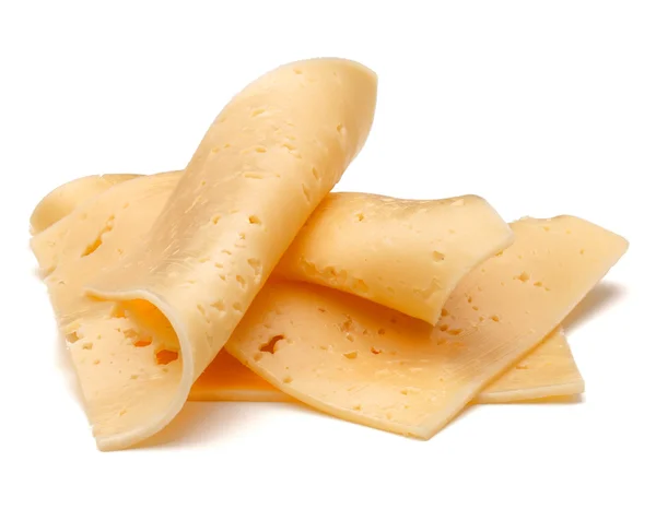 Fatias de queijo saborosas — Fotografia de Stock