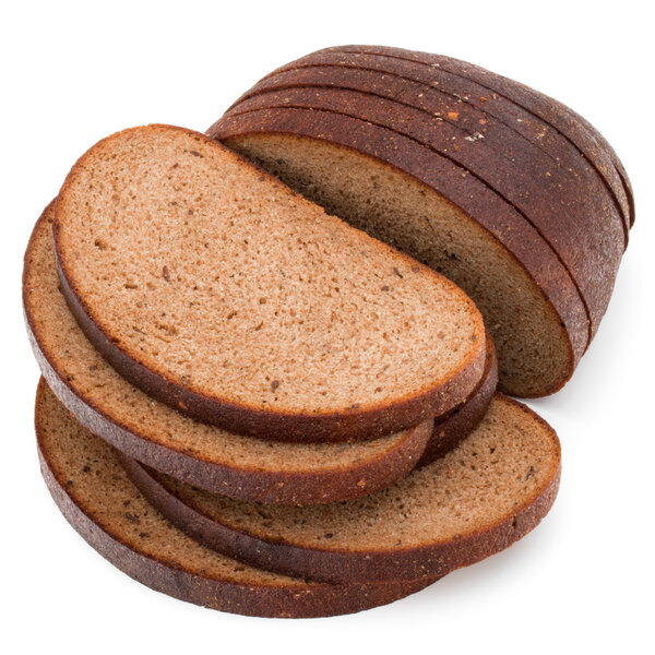 sliced rye bread loaf