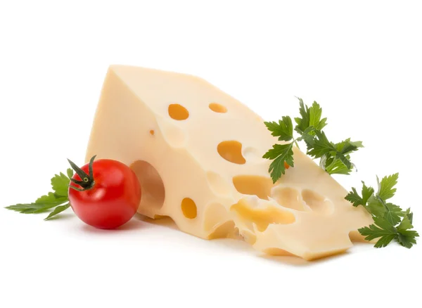 Pezzo di formaggio fresco — Foto Stock