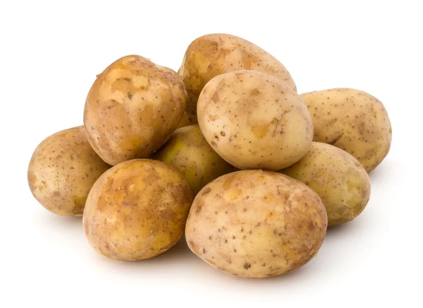 Pile of new potato tubers — Stock Photo, Image