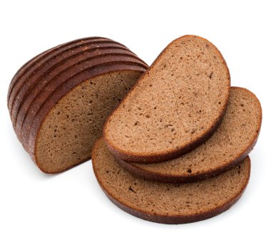 Taze doğranmış çavdar ekmeği.