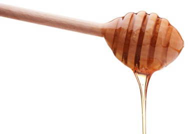 Tahta bir baldan damlayan bal 