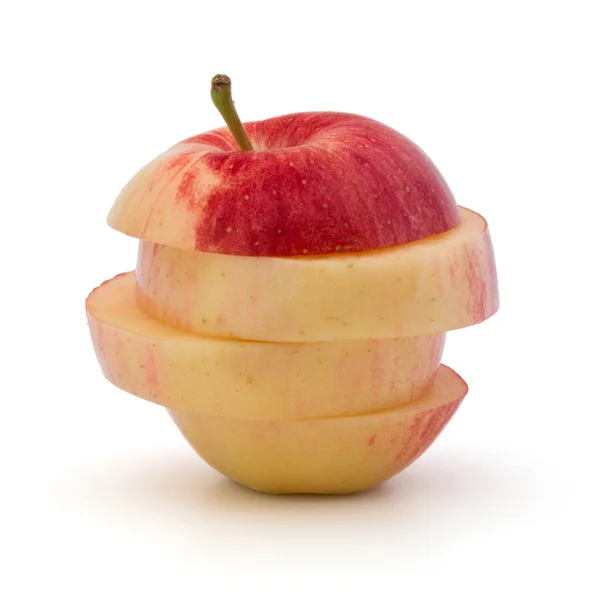 Red sliced apple — Stock Photo, Image