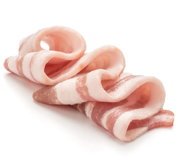 Sliced pork bacon — Stock Image Sliced pork bacon Stock Photo