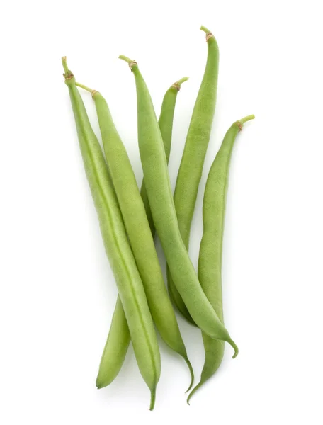 Green beans handful — Stock Photo, Image