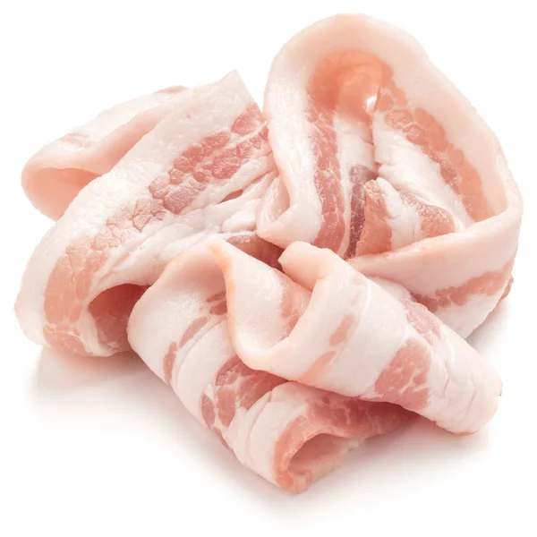 Sliced pork bacon — Stock Photo, Image
