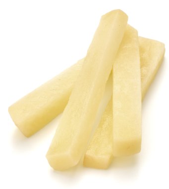 Çiğ patates şeritler