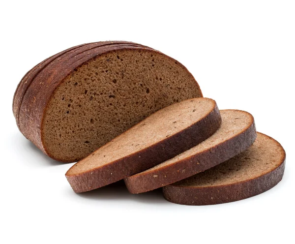 Čerstvě krájený žitný chléb — Stock fotografie