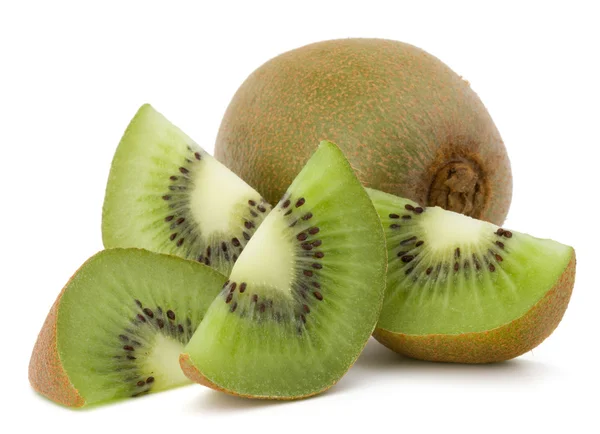 Kiwis inteiros e fatiados — Fotografia de Stock