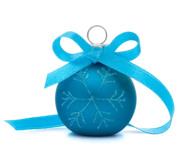 Bola de Navidad azul — Foto de Stock