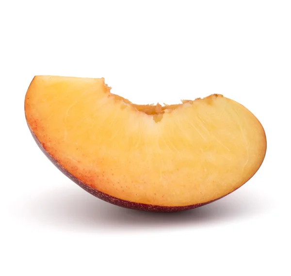 Nektarin frukt segment — Stockfoto