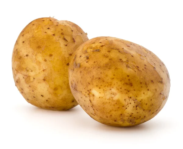 Zwei neue Kartoffeln — Stockfoto