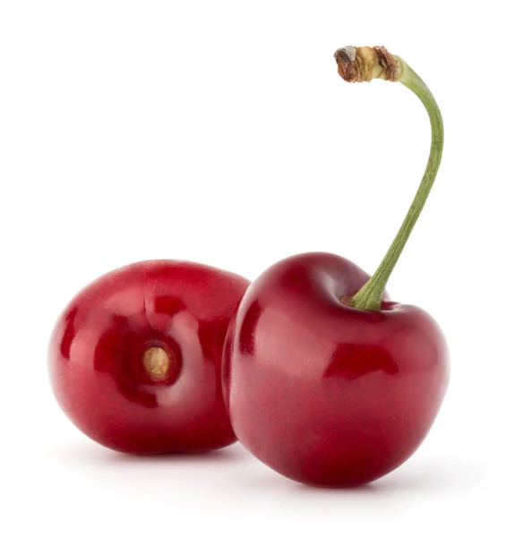 Duas cerejas maduras — Fotografia de Stock